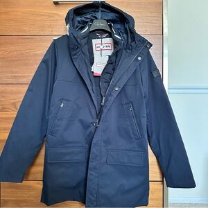 NEW Hunter Birchen 3-in-1 Jacket Men Size M Night Sky Blue Hooded